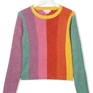 Stella McCartney striped lurex sweater